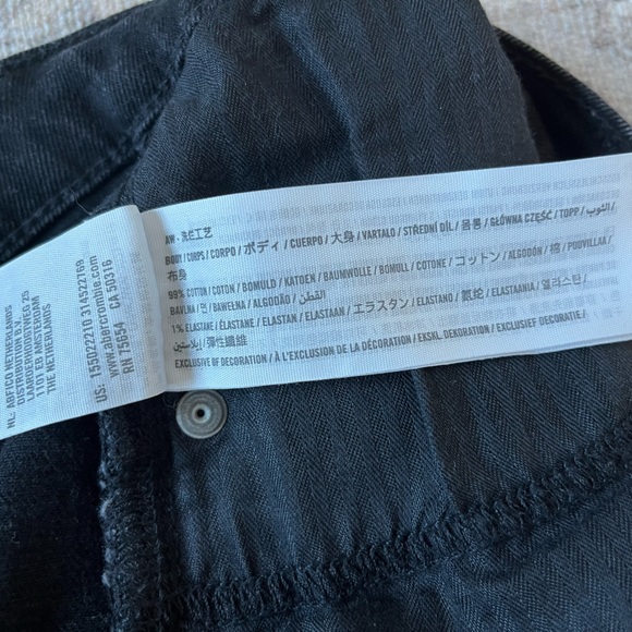 Abercrombie & Fitch Straight Leg Black Jeans - Picture 7 of 11